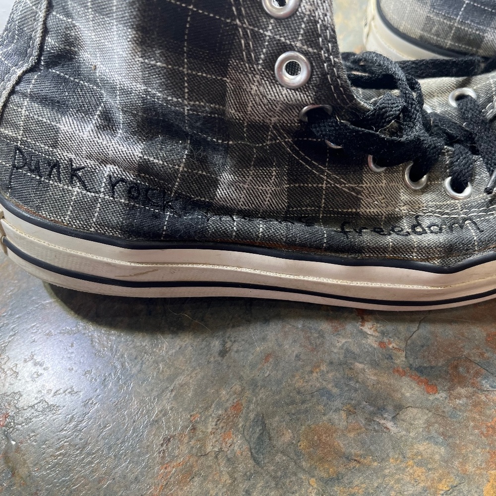 VINTAGE Converse All Star Chuck Taylor shoes unisex Women size 9.5 Men size 7.5 - Picture 4 of 13
